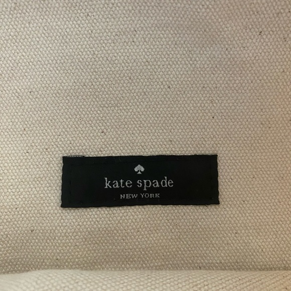 Kate spade book canvas tote purse - Picture 2 of 2